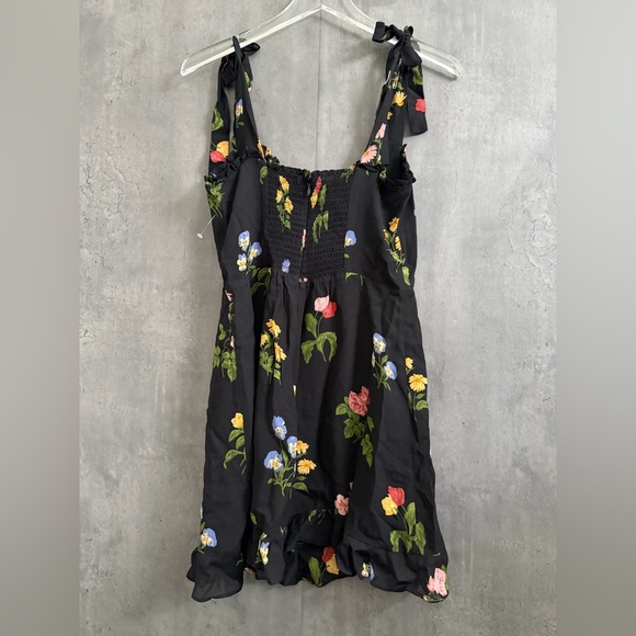 Reformation Christine Floral Mini Dress size 10 B1605 - Picture 2 of 6